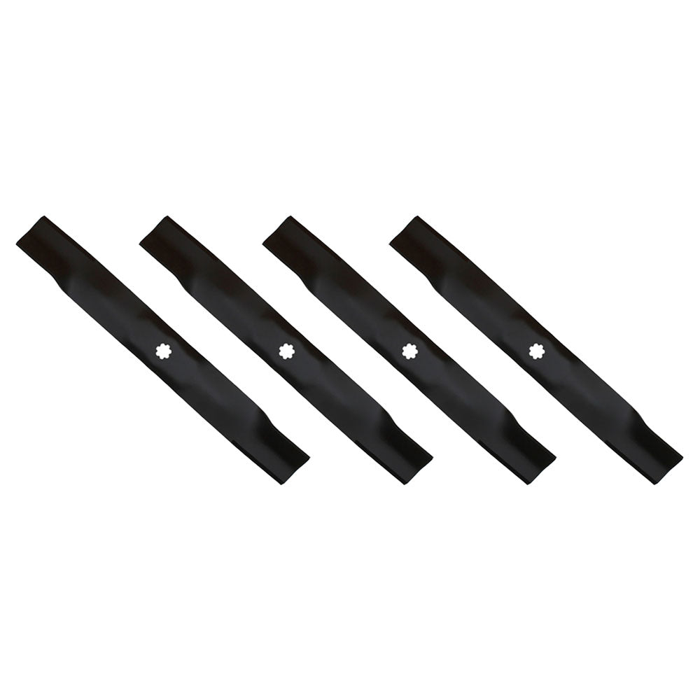 (4) 12380 Mower Blades Fits John Deere AM137327 AM141032 AM141034 42" Deck