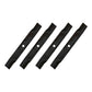 Qty 4: Mower Blades Fits John Deere Replaces AM137327