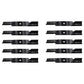 (10) Blades for Wright 71440001 Stander 36" Lawn Mower Fits Gator Blade Pack