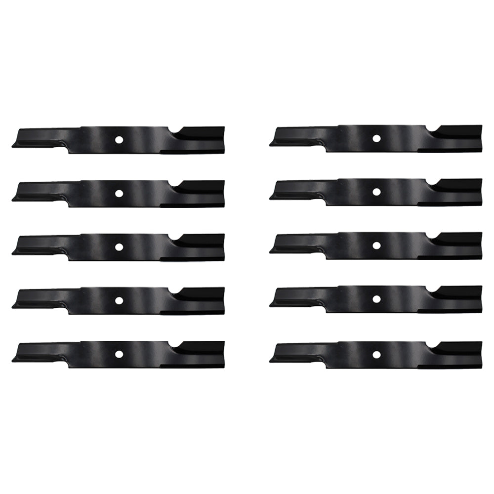 Qty 10: Notched Air-Lift Blade Fits John Deere Replaces AM104490