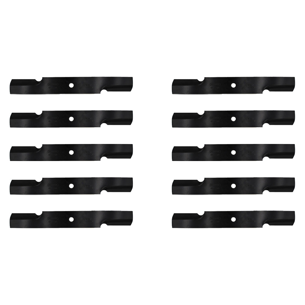 Qty 10: Notched Air-Lift Blade Fits Ferris Replaces 1521227