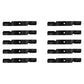 Qty 10: Notched Air-Lift Blade Fits Husqvarna Replaces 539100341