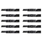 (10) Blades for Wright 71440001 Stander 36" Lawn Mower Fits Gator Blade Pack