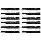 12PK G6 Fits Gator Blades Fits Ferris Fits Bobcat Fits Exmark 52" 48108