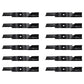 12PK Oregon Lawn Mower Blades for Bad Boy 038-3000-00 36" 54" Deck