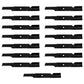 Qty 15: Notched Air-Lift Blade Fits Exmark Replaces 1-303146