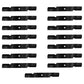 Qty 15: Notched Air-Lift Blade Fits Husqvarna Replaces 539100341