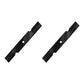 36"  Commercial Fits Gator Mulch Lawn Mower Blade Set 2 Snapper / Kees 363055