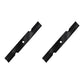 105-7781-03 (2) Notched Air-Lift Blade Length 18" Center Hole 5/8" Width: 2-1/2