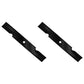 Qty 2: Notched Air-Lift Blade
 Fits Bad Boy Replaces 038-3000-00
