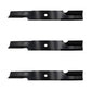 Three (3) Lawn Mower Blades For Wright 52" Stander 71440001