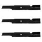 Set of 3 Commercial XHT 52" Mower blades to fit Fits Husqvarna Wright 71440001
