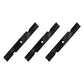Qty 3: Notched Air-Lift Blade
 Fits Bunton Replaces 6294