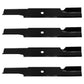 QTY 4: Notched Air-Lift Blade
 Fits Snapper Replaces 1-7037