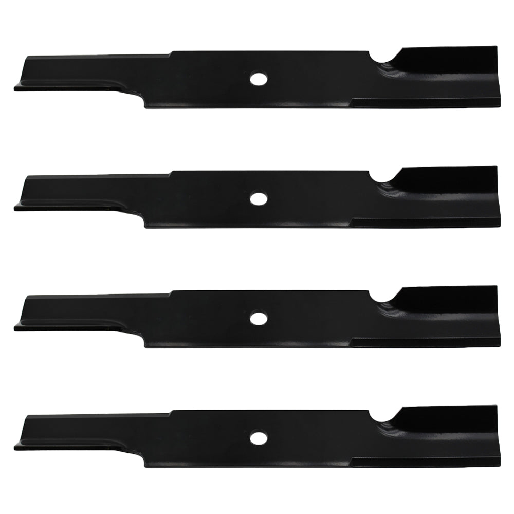 QTY 4: Notched Air-Lift Blade
 Fits Jacobsen Replaces 390655