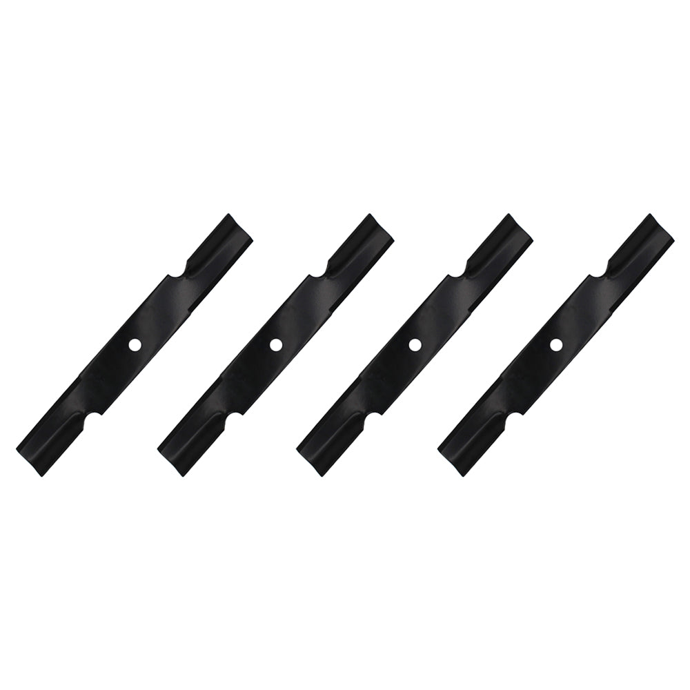 QTY 4: Notched Air-Lift Blade
 Fits Jacobsen Replaces 390655