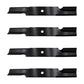 QTY 4: Notched Air-Lift Blade
 Fits Bobcat Replaces 112111-02