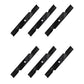 Six (6) Blades For Scag 52" Cut 482878 48108 481707 481711 48185 482462