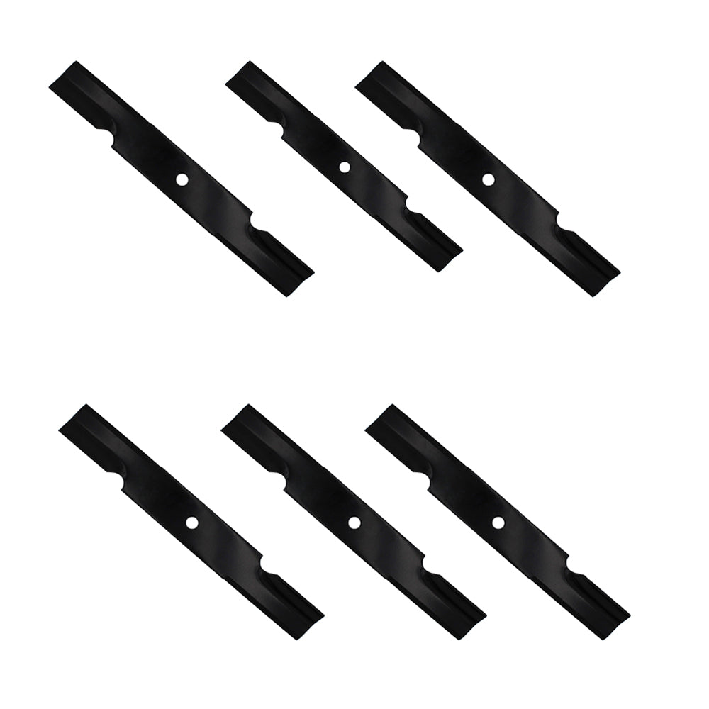Qty 6: Notched Air-Lift Blade
 Fits Bad Boy Replaces 038-3000-00