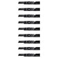 Qty 9: Notched Air-Lift Blade Fits Ariens Replaces 00273100