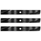 3 Lawn Mower Blade Fits John Deere 180 185 Lawn Tractor with 46" Deck