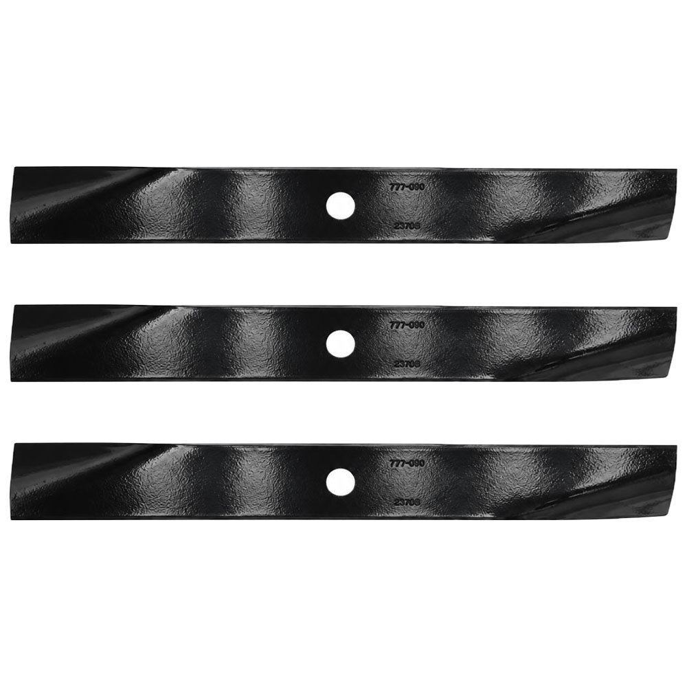 3 mower deck blades 46 47 48" deck Fits John Deere 140 300 314 316 317 318