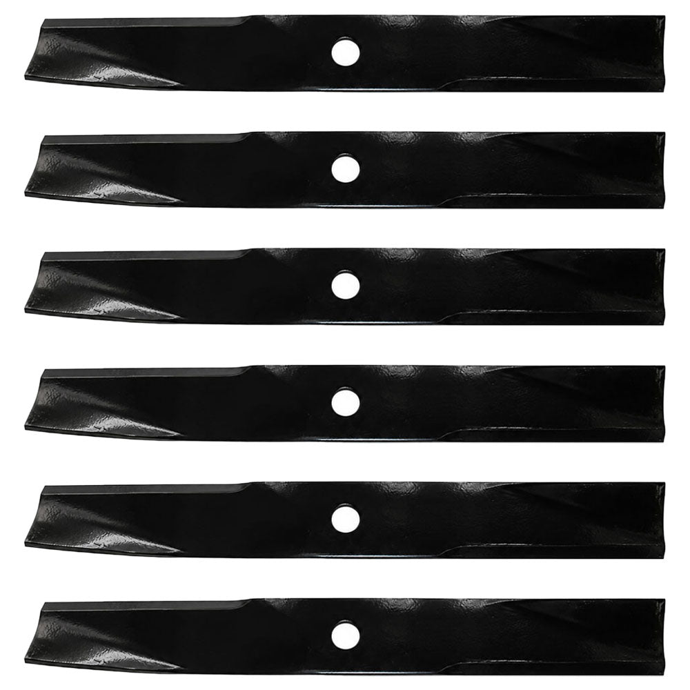 6 Hi Lift Blades Fits John Deere AM31100 M41967 120 140 300 316 322 Lesco