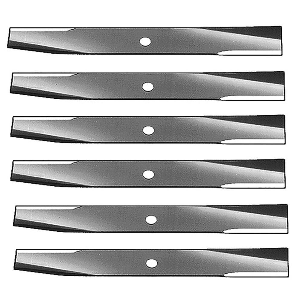 6 Hi Lift Blades Fits John Deere AM31100 M41967 120 140 300 316 322 Lesco