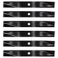 6 Hi Lift Blades Fits John Deere AM31100 M41967 120 140 300 316 322 Lesco