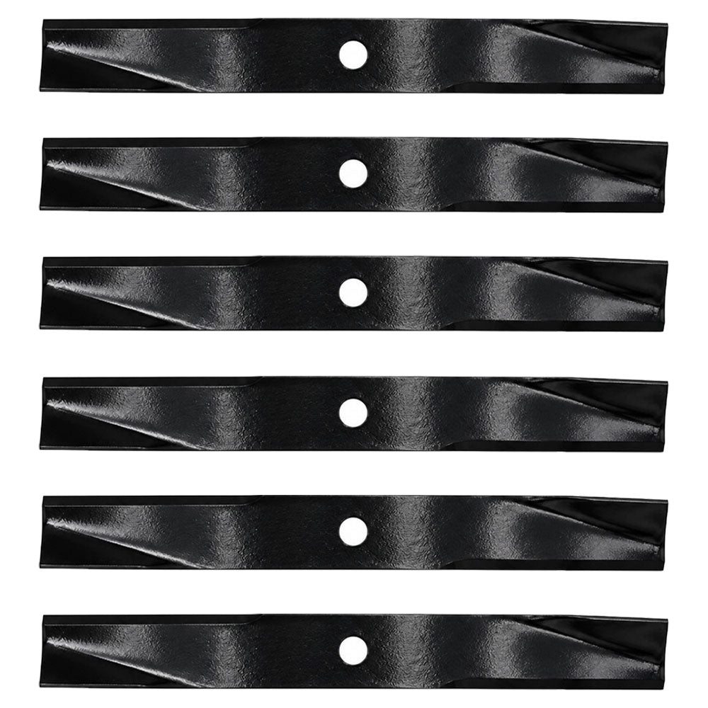 6 Hi Lift Blades Fits John Deere AM31100 M41967 120 140 300 316 322 Lesco