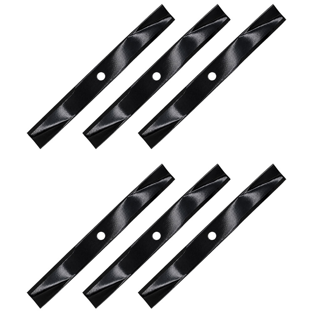 6 Hi Lift Blades Fits John Deere AM31100 M41967 120 140 300 316 322 Lesco