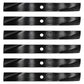 6 Hi Lift Blades Fits John Deere AM31100 M41967 120 140 300 316 322 Lesco