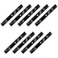 9 Mower Blades Fits John Deere LT166 116 120 140 46" Deck AM31100 M127466 M41967
