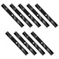 9 Mower Blades Fits John Deere LT166 116 120 140 46" Deck AM31100 M127466 M41967