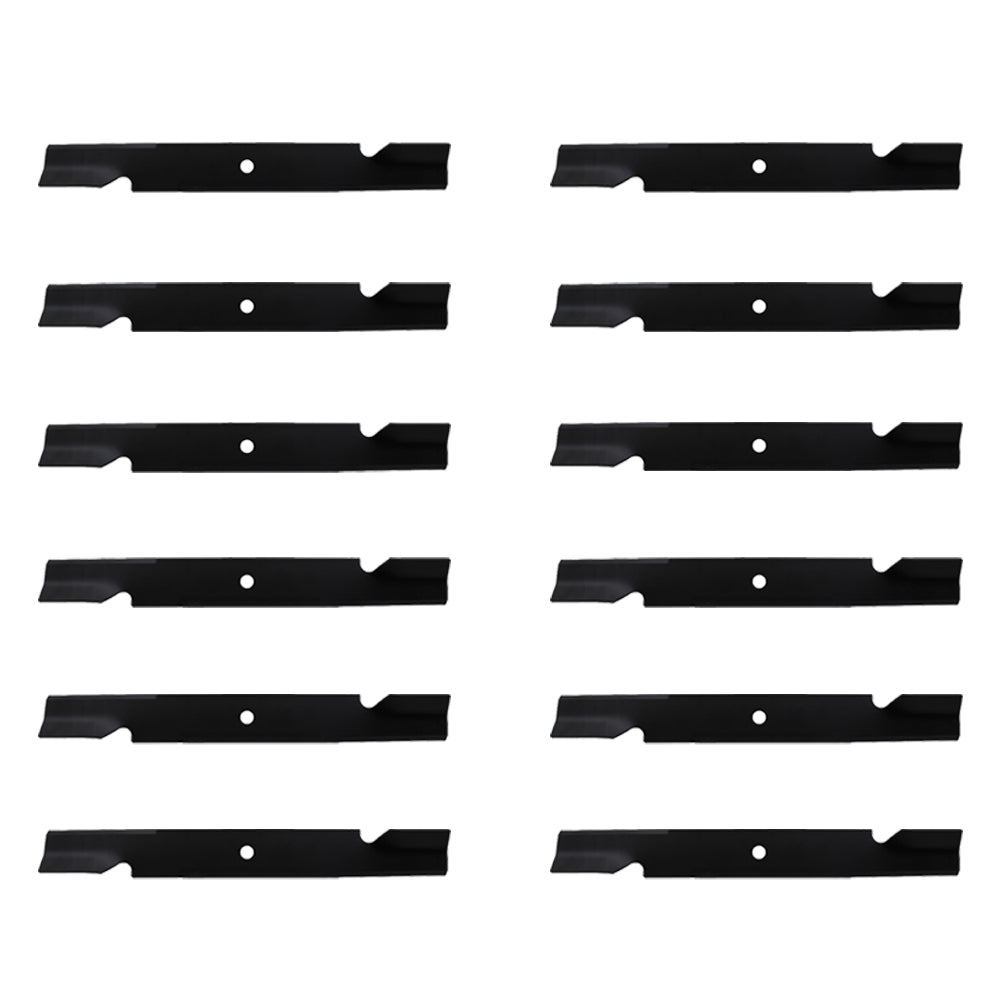 12 Notched Air-Lift Blades for Bad Boy 038-6080-00 Scag 482879 482881 Outlaw Ex