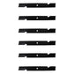 6PK Heavy Duty Lawn Mower Blades for Bad Boy Outlaw XP 61 038-6080-00"