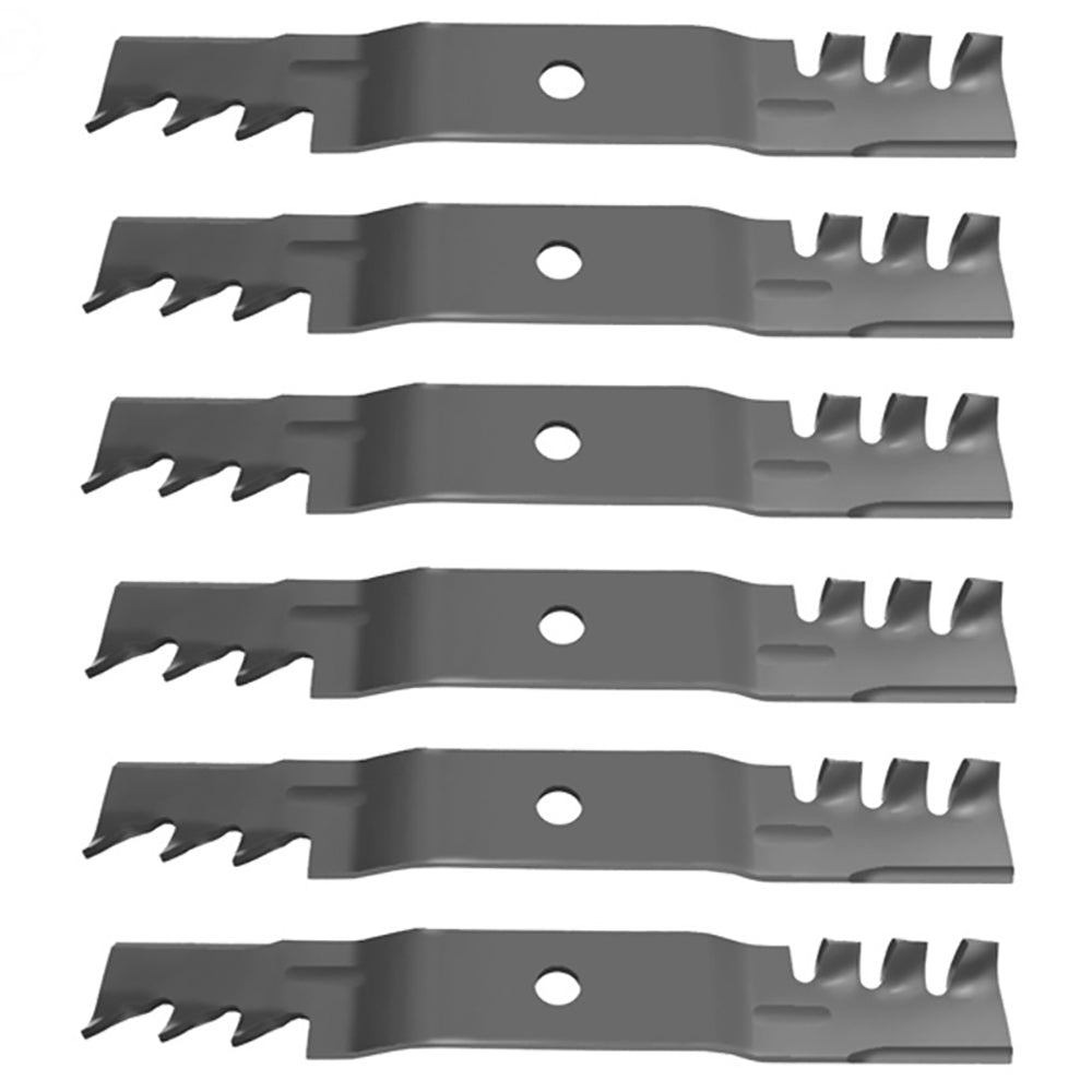 6-Pk Mulching Mower Blades Fits John Deere 48'' LX255 LX266 LX277 LX279 LX288