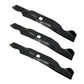 Set of 3 Blades for 50" decks Fits Cub Cadet Makes & Models 942-04053A LTX1050