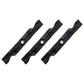 3PK Heavy Duty Blades Fits Cub Cadet 50" RZT50 742-04053 954-04053 942-04053C
