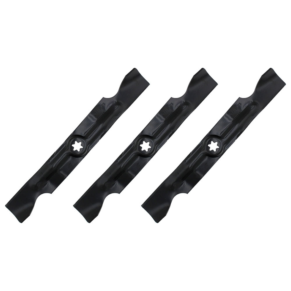 3 Pack Mulching Blades Fits Cub Cadet i1050 RZT50 LT1050 SLT1050 LTX1050 ZTT50
