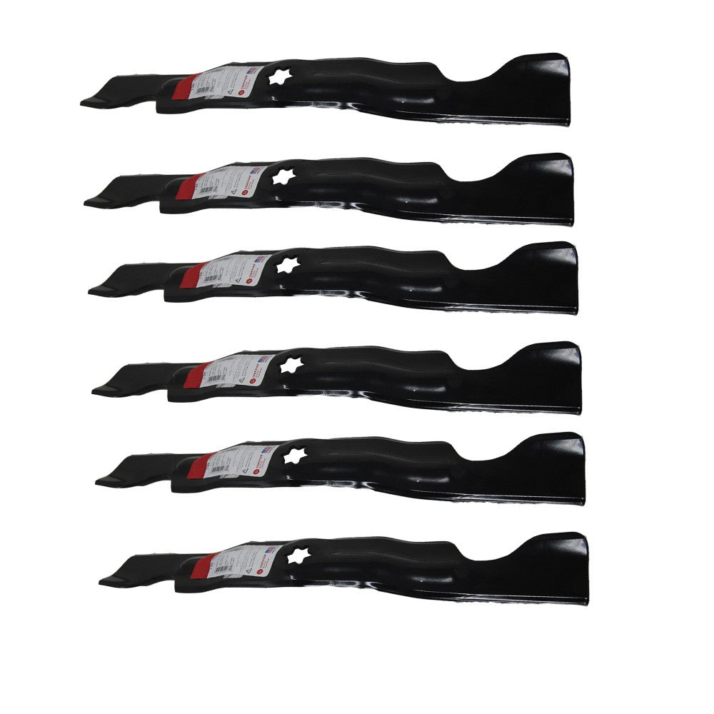 Qty 6: 2-in-1 Mower Blade
 Fits Toro Replaces 112-0316