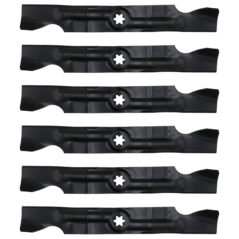 Qty. 6: 2-in-1 Mower Blades  Fits MTD Replaces 742-04053