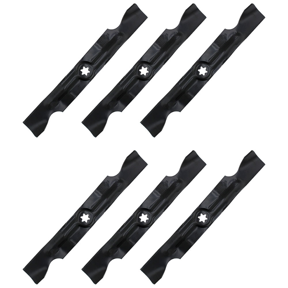 (6) Pack 50" Deck Mower Blades Set Fits Cub Cadet 742-04056 742-0453A