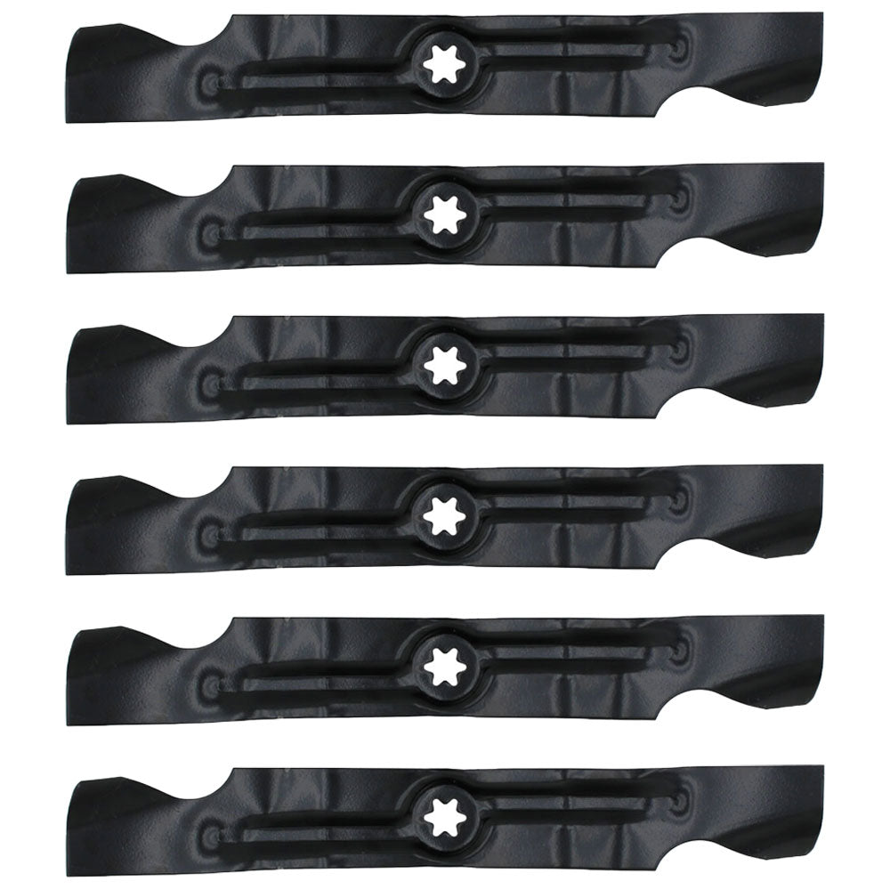(6) Pack 50" Deck Mower Blades Set Fits Cub Cadet 742-04056 742-0453A