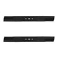 2 Pack 108-3762-03 93-4106-03 Rolled Air-Lift Mower Blade Fits Exmark Fits Toro