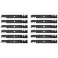 116-5174 Aftermarket Replacement Pack of (12) Toothed Mower Blades Fits Exmark