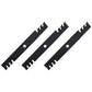 Qty 3: Toothed Mower Blade Fits Exmark Replaces 103-6393