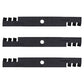 Mower Fits Lazer Z - 60 Set Of 3 Deck Mulch Blades 15/16 hole Fits Exmark