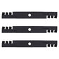 Qty 3: Toothed Mower Blade Fits Exmark Replaces 103-6393