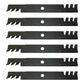 Six (6) 96-749 Blades For 60" Fits Exmark Lazer Z 103-6393 103-6398 116-5174